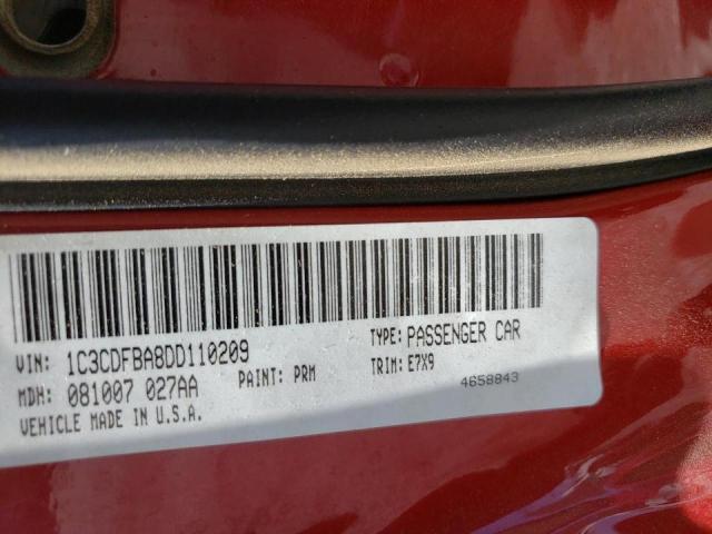 Photo 10 from auction – 2013 DODGE DART SXT with VIN 1C3CDFBA8DD110209
