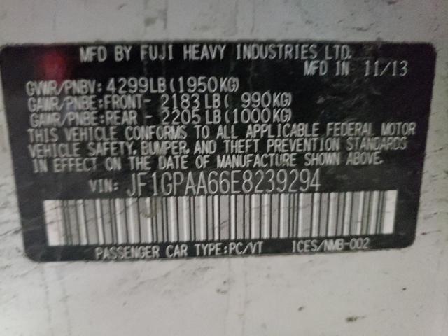 Photo 10 from auction – 2014 SUBARU IMPREZA with VIN JF1GPAA66E8239294