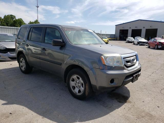 HONDA PILOT LX 2011 with VIN 5FNYF3H2XBB001332 - Photo from auction