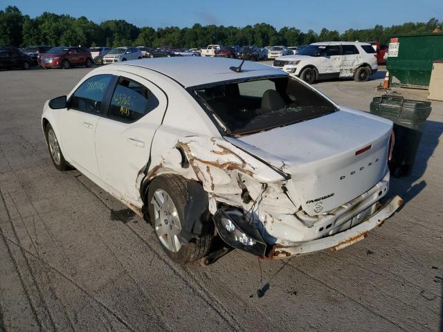 Photo 3 from auction – 2013 DODGE AVENGER SE with VIN 1C3CDZAB0DN580952