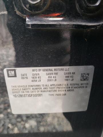 Photo 10 from auction – 2016 CHEVROLET MALIBU LS with VIN 1G1ZB5ST3GF302081