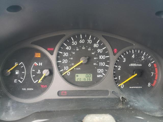 Photo 8 from auction – 2002 SUBARU IMPREZA with VIN JF1GG65522G801188