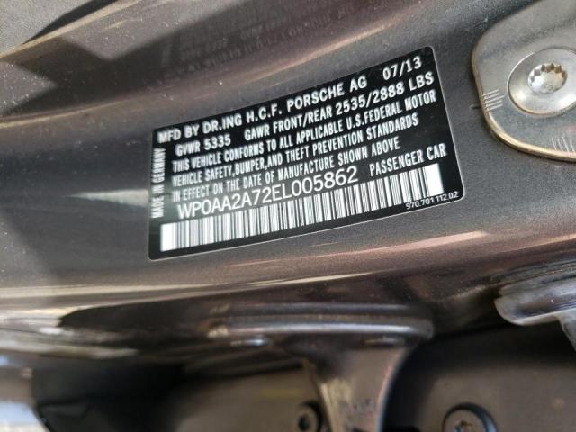 Photo 10 from auction – 2014 PORSCHE PANAMERA 2 with VIN WP0AA2A72EL005862