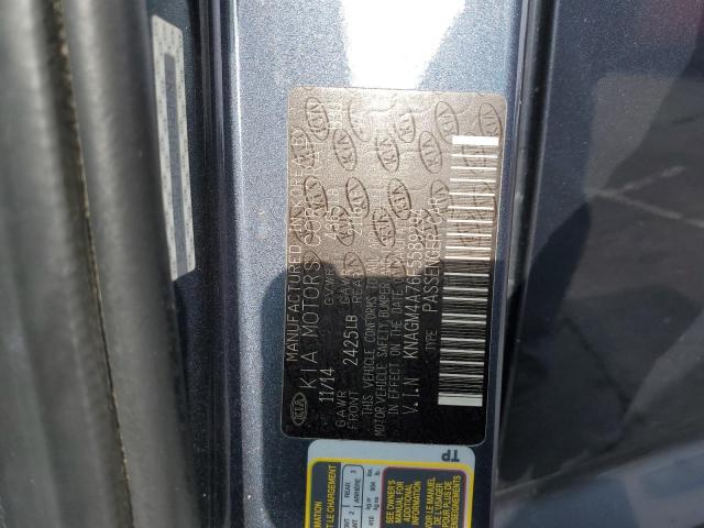 Photo 10 from auction – 2015 KIA OPTIMA LX with VIN KNAGM4A76F5589294