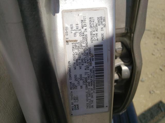 Photo 10 from auction – 2001 TOYOTA 4RUNNER SR with VIN JT3GN86R210208634