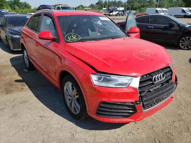 AUDI Q3 PREMIUM 2018 with VIN WA1BCCFS3JR016694 - Photo from auction