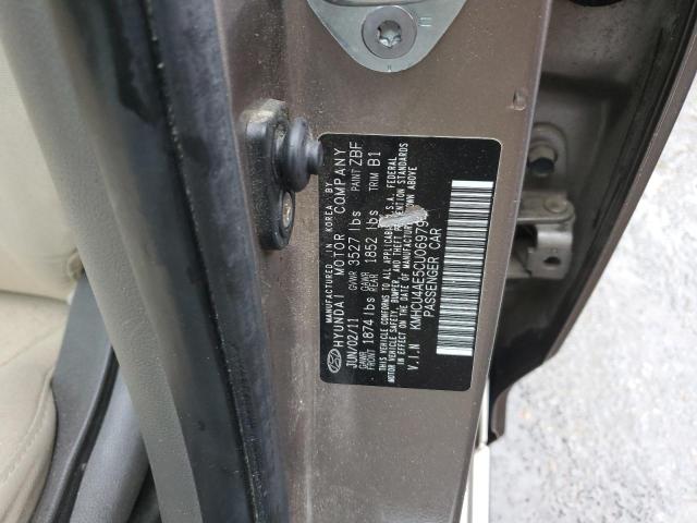 Photo 10 from auction – 2012 HYUNDAI ACCENT GLS with VIN KMHCU4AE5CU069794