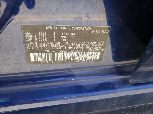 Photo 10 from auction – 2017 SUBARU IMPREZA with VIN 4S3GKAA62H3618321