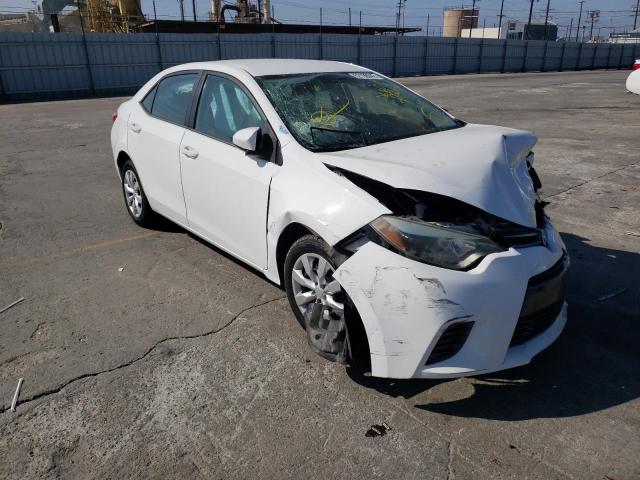 TOYOTA COROLLA L 2015 with VIN 2T1BURHE8FC381046 - Photo from auction