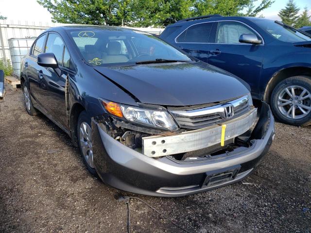 HONDA CIVIC LX 2012 with VIN 2HGFB2F41CH031477 - Photo from auction