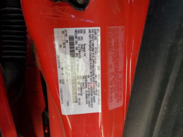 Photo 10 from auction – 2012 FORD FOCUS SE with VIN 1FAHP3F28CL138435