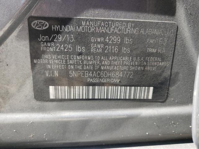 Photo 10 from auction – 2013 HYUNDAI SONATA GLS with VIN 5NPEB4AC6DH684772