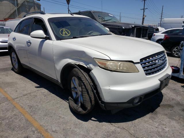 INFINITI FX35 2004 with VIN JNRAS08U94X100357 - Photo from auction