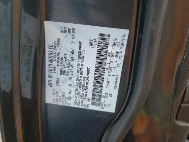 Foto 10 de la subasta – 2009 FORD EXPLORER L con VIN 1FMEU75E89UA29657