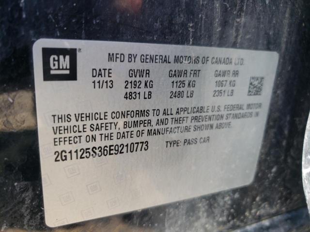 Photo 10 from auction – 2014 CHEVROLET IMPALA LT with VIN 2G1125S36E9210773