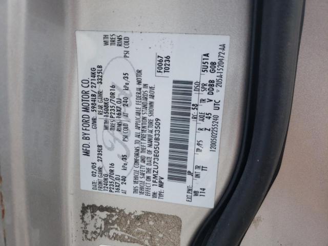 Photo 10 from auction – 2005 FORD EXPLORER X with VIN 1FMZU73E05UB33509