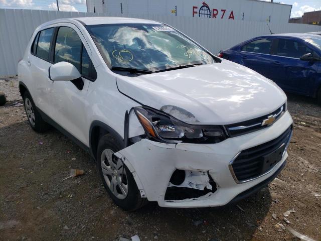 CHEVROLET TRAX LS 2017 with VIN 3GNCJKSB0HL193695 - Photo from auction