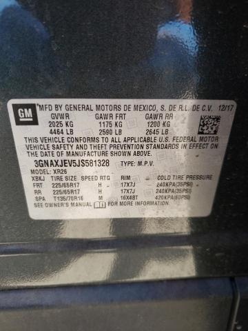 Photo 10 from auction – 2018 CHEVROLET EQUINOX LT with VIN 3GNAXJEV5JS581328