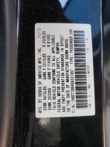 Photo 10 from auction – 2013 HONDA ACCORD EXL with VIN 1HGCT2B84DA001897