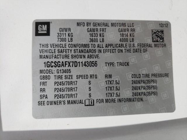 Photo 10 from auction – 2013 CHEVROLET EXPRESS G1 with VIN 1GCSGAFX7D1143056