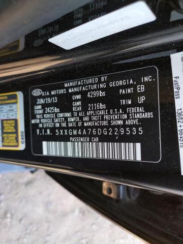 Photo 10 from auction – 2013 KIA OPTIMA LX with VIN 5XXGM4A76DG229535