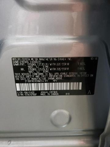 Photo 10 from auction – 2017 TOYOTA RAV4 LIMIT with VIN 2T3DFREV5HW554781