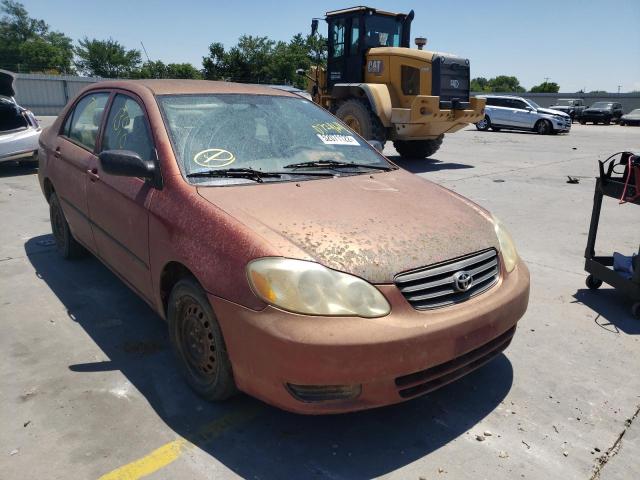 TOYOTA COROLLA 2003 with VIN 1NXBR32EX3Z072969 - Photo from auction
