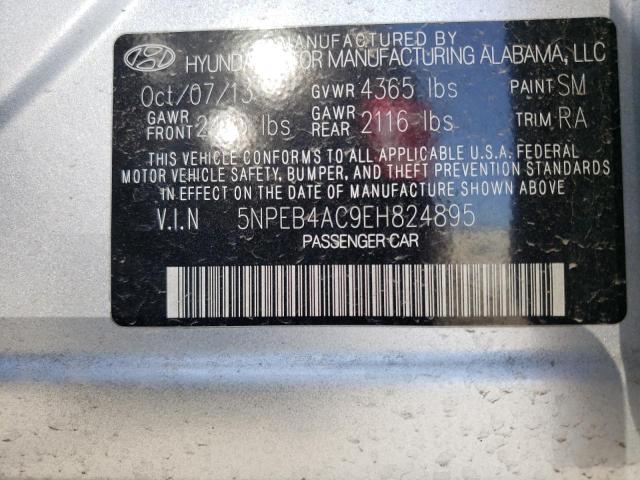 Photo 10 from auction – 2014 HYUNDAI SONATA GLS with VIN 5NPEB4AC9EH824895