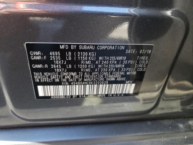 Photo 10 from auction – 2019 SUBARU OUTBACK 2. with VIN 4S4BSANC6K3203628