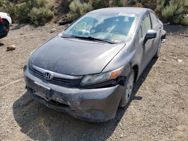 Photo 2 from auction – 2012 HONDA CIVIC LX with VIN 2HGFB2E51CH560812