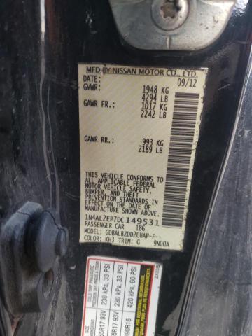 Photo 10 from auction – 2013 NISSAN ALTIMA S with VIN 1N4AL2EP7DC149531