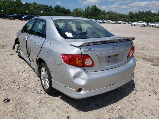 Photo 3 from auction – 2009 TOYOTA COROLLA BA with VIN 2T1BU40E89C146925