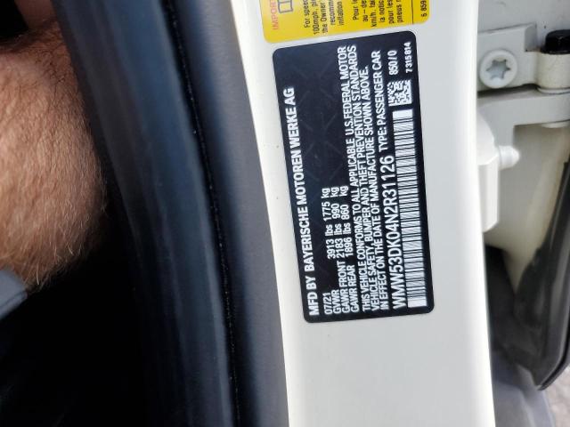 Photo 10 from auction – 2022 MINI COOPER S with VIN WMW53DK04N2R31126
