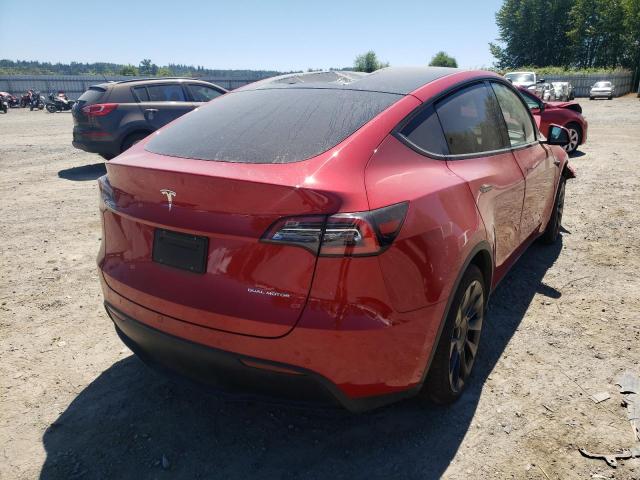 Photo 4 from auction – 2020 TESLA MODEL Y with VIN 5YJYGDEEXLF055359