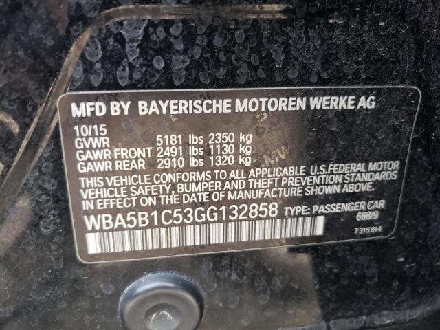 Photo 10 from auction – 2016 BMW 535 I with VIN WBA5B1C53GG132858