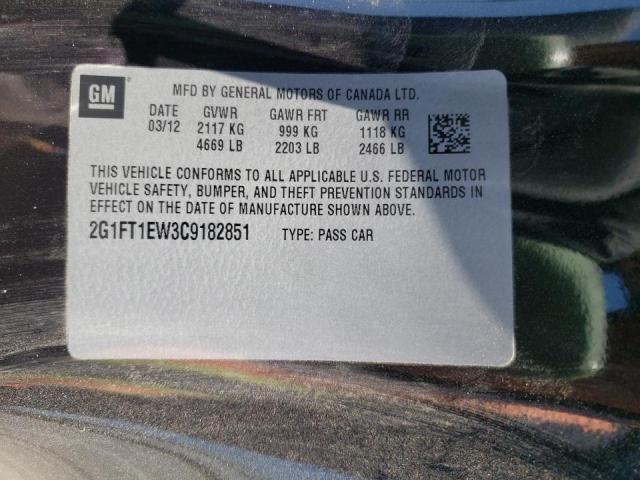 Photo 10 from auction – 2012 CHEVROLET CAMARO 2SS with VIN 2G1FT1EW3C9182851