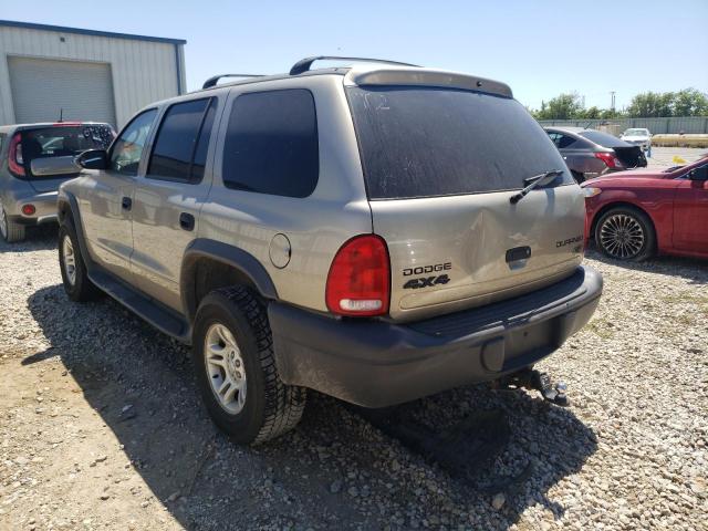 Photo 3 from auction – 2003 DODGE DURANGO SP with VIN 1D4HS38N93F525125