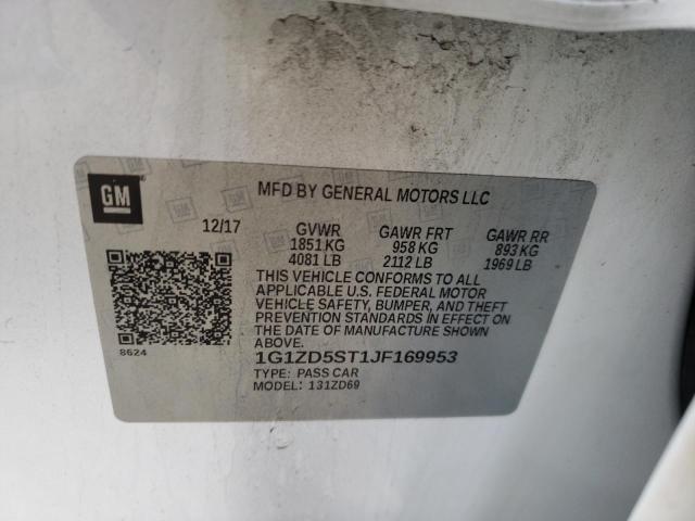 Photo 10 from auction – 2018 CHEVROLET MALIBU with VIN 1G1ZD5ST1JF169953