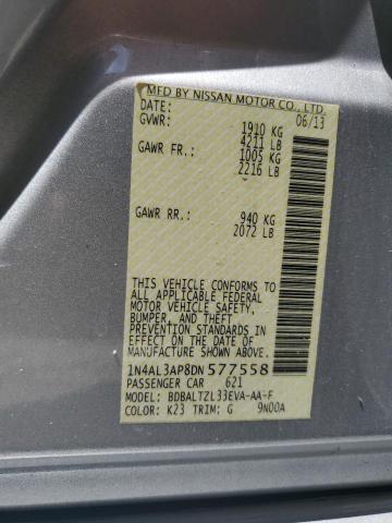 Photo 10 from auction – 2013 NISSAN ALTIMA 2.5 with VIN 1N4AL3AP8DN577558