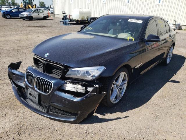 Photo 2 from auction – 2013 BMW 750 XI with VIN WBAYB6C56DC998065