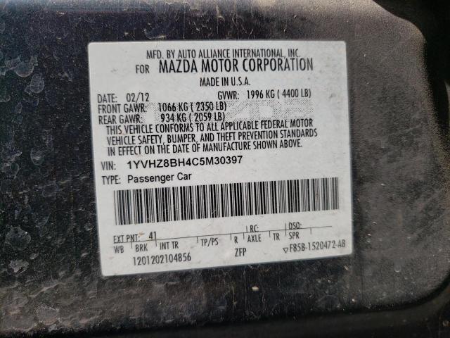 Фото 10 с аукциона – 2012 MAZDA 6 I с VIN 1YVHZ8BH4C5M30397