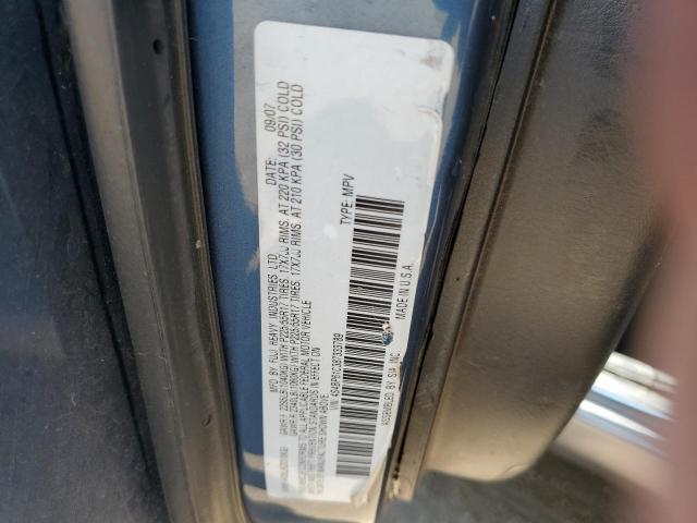 Photo 10 from auction – 2008 SUBARU OUTBACK 2. with VIN 4S4BP61C387333789