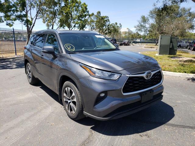 TOYOTA HIGHLANDER 2020 with VIN 5TDGZRBH7LS011400 - Photo from auction
