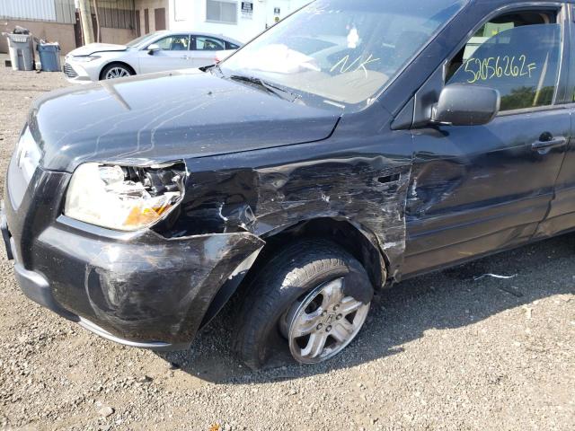 Photo 9 from auction – 2006 HONDA PILOT LX with VIN 2HKYF18176H556631