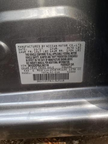 Photo 10 from auction – 2018 NISSAN VERSA NOTE with VIN 3N1CE2CP8JL362118