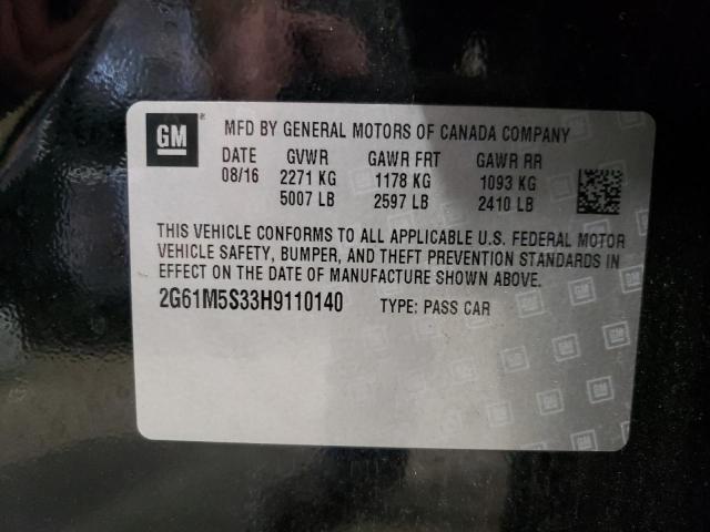 Photo 10 from auction – 2017 CADILLAC XTS LUXURY with VIN 2G61M5S33H9110140