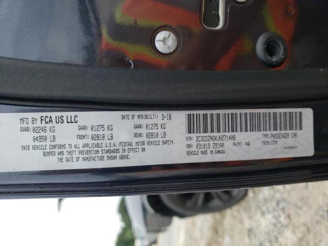 Photo 10 from auction – 2018 DODGE CHALLENGER with VIN 2C3CDZAGXJH271408