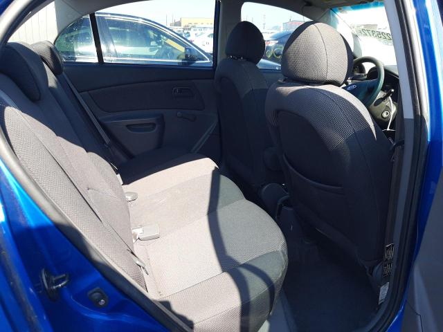 Photo 6 from auction – 2007 KIA RIO with VIN KNADE123076288672