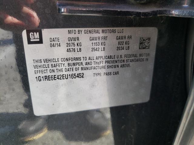 Photo 10 from auction – 2014 CHEVROLET VOLT with VIN 1G1RE6E42EU165452