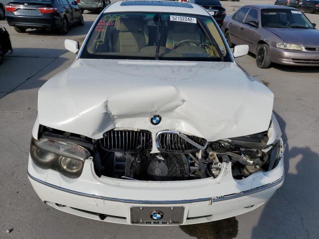 Photo 7 from auction – 2003 BMW 745 LI with VIN WBAGN63433DR15534